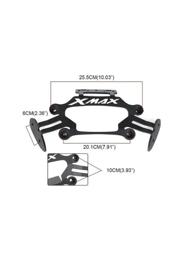 Xmax Katlanır Ayna Bağlantı Barı Seti Yan Ayna Aparatı 2018-2022