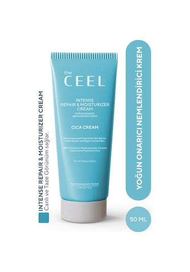 The Ceel Yoğun Onarıcı ve Nemlendirici Bariyer Koruyucu Madecassoside Özlü Cica Krem 50 ml