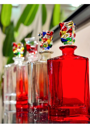 Mikasa Moor Kırmızı Degrade Cam Şişe 29cm 800ml P091.343279