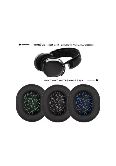 Maestro Store Steelseries Arctis 1 3 5 7 9, Hyperx Cloud Iı İçin Kulak Yastıkları 169098390 Siyah