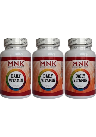 Mnk Daily Vitamin 3X100 Tablet Temmuz