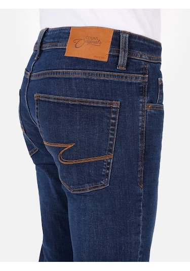 Colins 044 Karl Normal Kesim Düşük Bel Düz Paça Koyu Mavi Erkek Pantolon Cl1071251 Denim Colins 044 Karl Normal Kesim Düşük Bel Düz Paça Koyu Mavi Erkek Pantolon Cl1071251 Denim