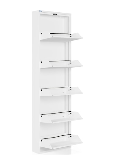 Ceha 5'li Metal Ayakkabılık - Kar Beyaz K.AYK-5 /AB9003