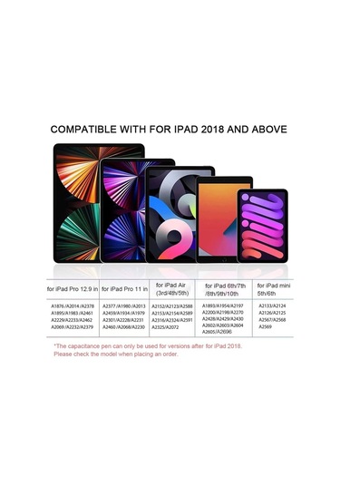 Dokunmatik Kalem İpad Uyumlu Pencil 1 2 Gen Stylus Kalem Pencil 2018-2023 Pro Uyumlu Air Mini İpad Uyumlu Aksesuarları