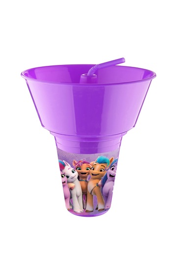 Myy Little Pony Yuvarlak Mısır Kovalı Pipetli Bardak