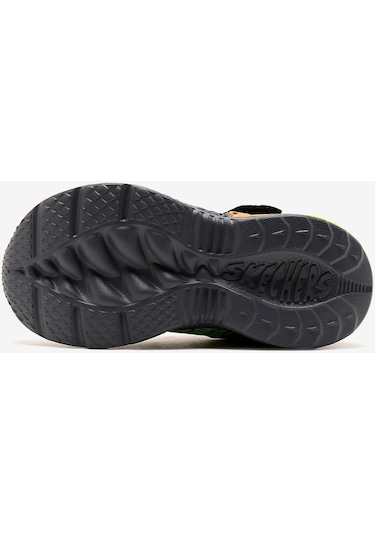 Skechers Dino - Lights Büyük Erkek Çocuk Siyah Işıklı Spor Ayakkabı 400615l Bkor Siyah