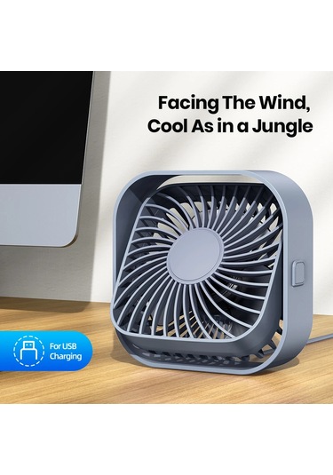 Mini Taşınabilir Fan Usb Masa Fanı Masa Güçlü Hava Akışı Ve 1 Adet