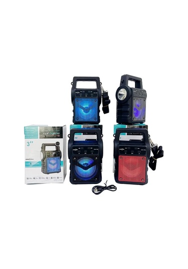 Kts-1706 Taşınabilir Güneş Enerjili Fenerli Bluetooth Hoparlör 5365