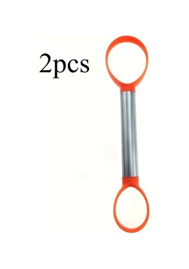 Elmpaly 2 Adet Yeşil Meyve Çekirdeği Çıkarıcı Kaşık - Kaymaz Tutuşlu Mutfak Aleti Yeşil