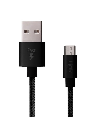 Linktech K551 Micro Usb Örgü Metal Başlı 1Mt Şarj Ve Data Kablosu (359712231)