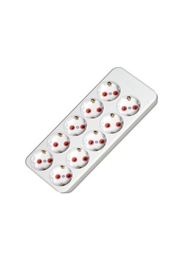 Ayka 10'lu Klemensli Topraklı Grup Priz