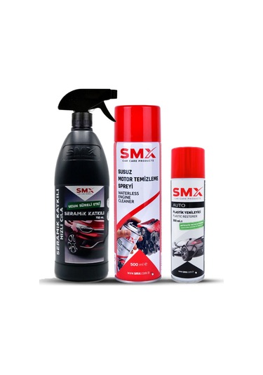 Susuz Motor Temizleme Spreyi - Plastik Yenileyici - Seramik Katkılı Hızlı Ve P