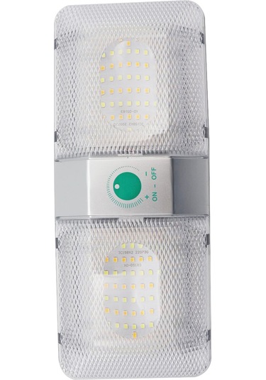 Rv Dc 9 18 V 6000 6500 K Led Tavan Çift Kubbe Işık