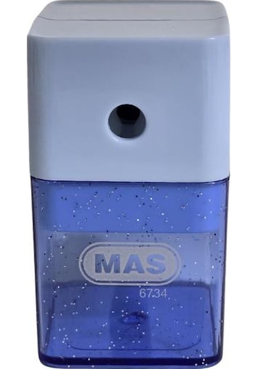 Mas 6734 Masaüstü Kollu Kalemtraş - Mavi