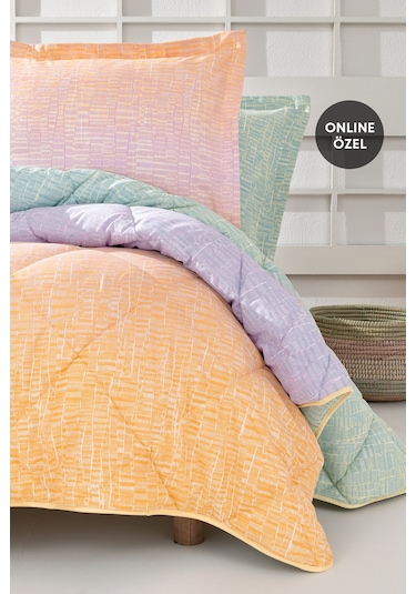 Yataş Bedding Mello Çift Kişilik Uyku Seti Sarı