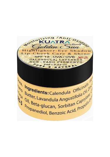 Kuatra Golden Sun Çok Amaçlı Işıltı Veren Balm 7 ML