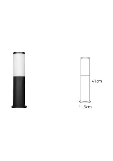 41 Cm E27 Duylu, 10 W. Beyaz Işık Ampul Dahil, Bahçe Duvar, Yürüyüş Yolu Armatürü, Set Üstü Aplik Diğer
