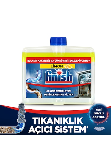 Finish Bulaşık Makinesi Temizleyici Sıvı Limon 250 ml