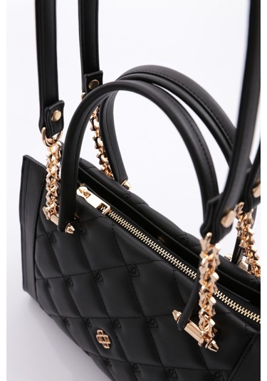 Dgn 657 Kadin Zincirli Çanta 657-2326-R1534 Siyah
