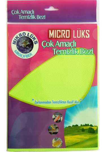 Microlüks Çok Amaçlı Temizlik Bezi Yeşil