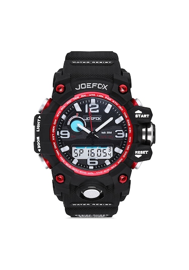 Joefox Analog Digital Silikon Kordon Unisex Kol Saati jf10060