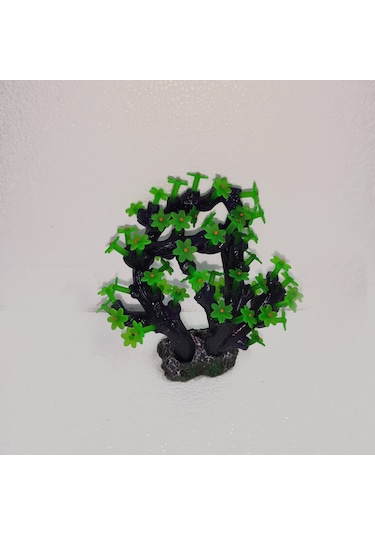 Tls Ca10 Akvaryum Aksesuarı Silikon Bitkili 14 Cm