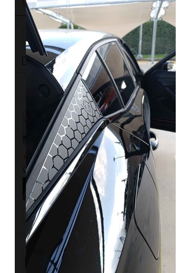 Peugeot 408 Uyumlu Kelebek Cam Sticker Set - Logolu