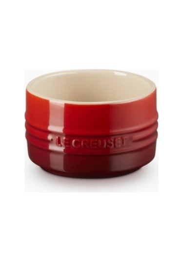 Le Creuset Seramik Ramekin, Istiflenebilir Lüks Sunum Kase Kırmızı