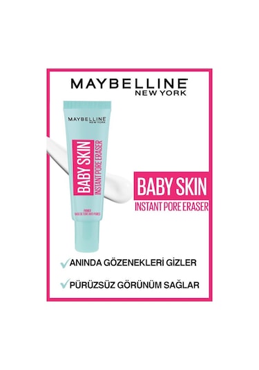 Maybelline New York Baby Skin Gözenek Gizleyici Makyaj Bazı