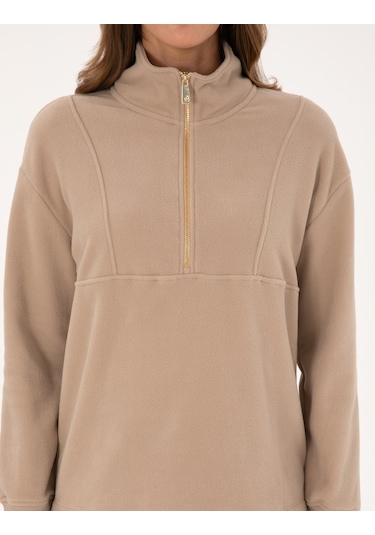 Pierre Cardin Kadın Bej Sweatshirt 50314954-vr011 Bej
