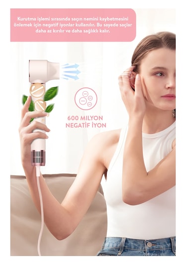 Sinbo Pro Airwrap Compact Uzun Multi-Styler 5in1 Saç Şekillendirme Seti