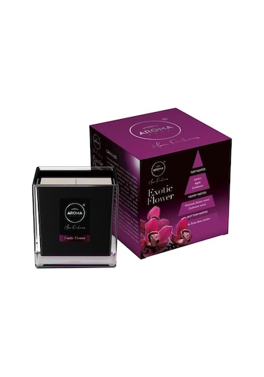 Aroma Home Black Series Kokulu Mum Exotic Flower 155 G