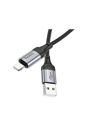 Hoco X102 Usb - 8 Pin Taze 2.4a Şarj Veri Kablosu, Uzunluk: 1m Siyah