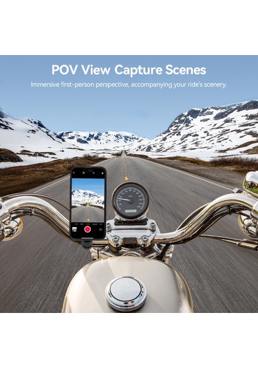 Symbee Telesın Bisiklet Fotoğrafçılığı Şok Emici Tutucu - Nilon Malzeme, Manyetik Kılıf, 360 Açı Ayarlamalı, İphone 15 Pro Max Uyumlu