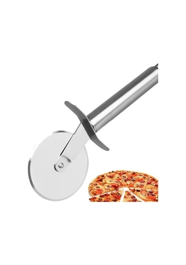 Jialan Paslanmaz Çelik Pizza Ve Hamur Kesici Büyük Boy