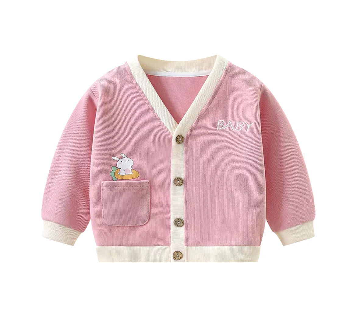 Bambooland Çocuk Düğmeli Triko Hırka Ve Kazak 212137849 Pembe