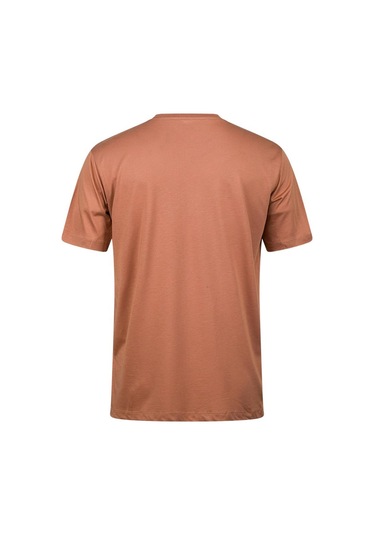 2as Axel Erkek Bisiklet Yaka T-shirt Kahve