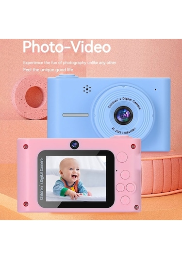 Trendooze Springsun 1080p Dijital Çocuk Kamerası 20mp 8x Dijital Zoom 2.0 İnç İf