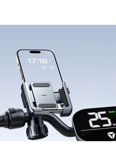 Tysm Joyjadehub Baseus Bisiklet Telefon Tutucu Kılıf, 1pc, Uygun Her Markaya, Yerçekimi Genileme Özelliği 1pc