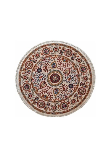 Çam Halı Funky 801 Stone Daire Yün Ve Bambu İle Özel Tezgahlarda Üretilen Otantik Desenli El Emeği Modern Uşak Halısı Krem 2 Çam Halı Funky 801 Stone Daire Yün Ve Bambu İle Özel Tezgahlarda Üretilen Otantik Desenli El Emeği Modern Uşak Halısı Krem 2