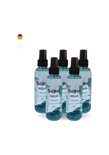Bioxi 80 Derece Aqua Marine Kolonyası Sprey 5 x 150 ML