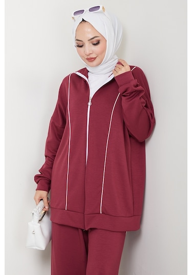 Biyeli Oysho İkili Takım 1608 - Mürdüm Mürdüm