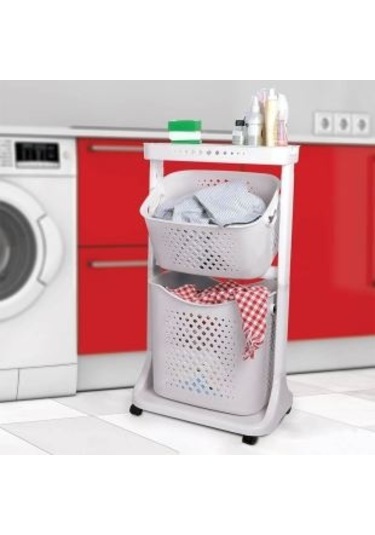 İki Katlı Organizer Sepet - Sebzelik COSTP748G