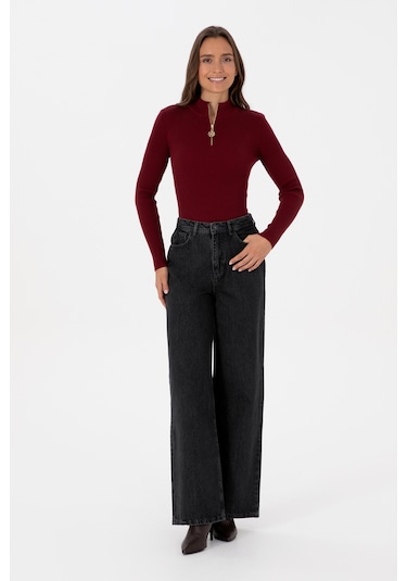 U.s. Polo Assn. Kadın Bordo Kazak /triko 50316869-vr014 Bordo