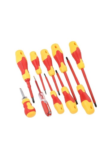 Dancemonkey 10 Adet 1000v Manyetik Oluklu, Phillips Uçlu Kablo,