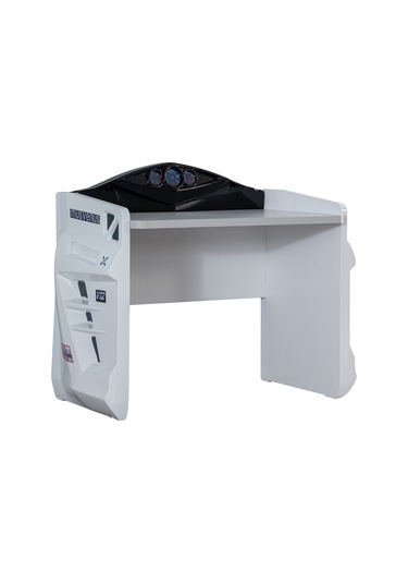 Setaymobilya Sports Arabalı Yatak Uyumlu Çalışma Masası - Beyaz