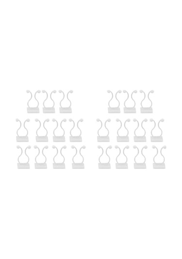 Ulzyvf Lebihmurah 5020 100 Adet Görünmez Duvar Sarmaşık Fikstürü, Bitki Tırmanma Duvarı Klipleri, Ev Bahçe Duvarı Yapışkan Kanca Orta