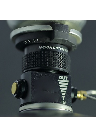 Dofolink Dağcı Düz Gaz Tankı İle Kartuşlı Ocak Arayüzü Bağlantı Adaptörü - Siyah Alüminyum Alyuminyum, Hızlı Montaj, Gaz Sızıntısı Yok Siyah