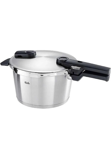 Fissler - Vitaquick Premium 4,5 Litre Düdüklü Tencere + Tava Set