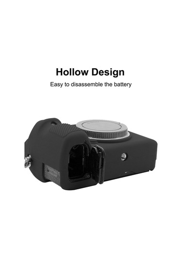 Sony Ilce-7mıı / 7smıı / 7rmıı Siyah İçin Puluz Yumuşak Silikon Koruyucu Kılıf